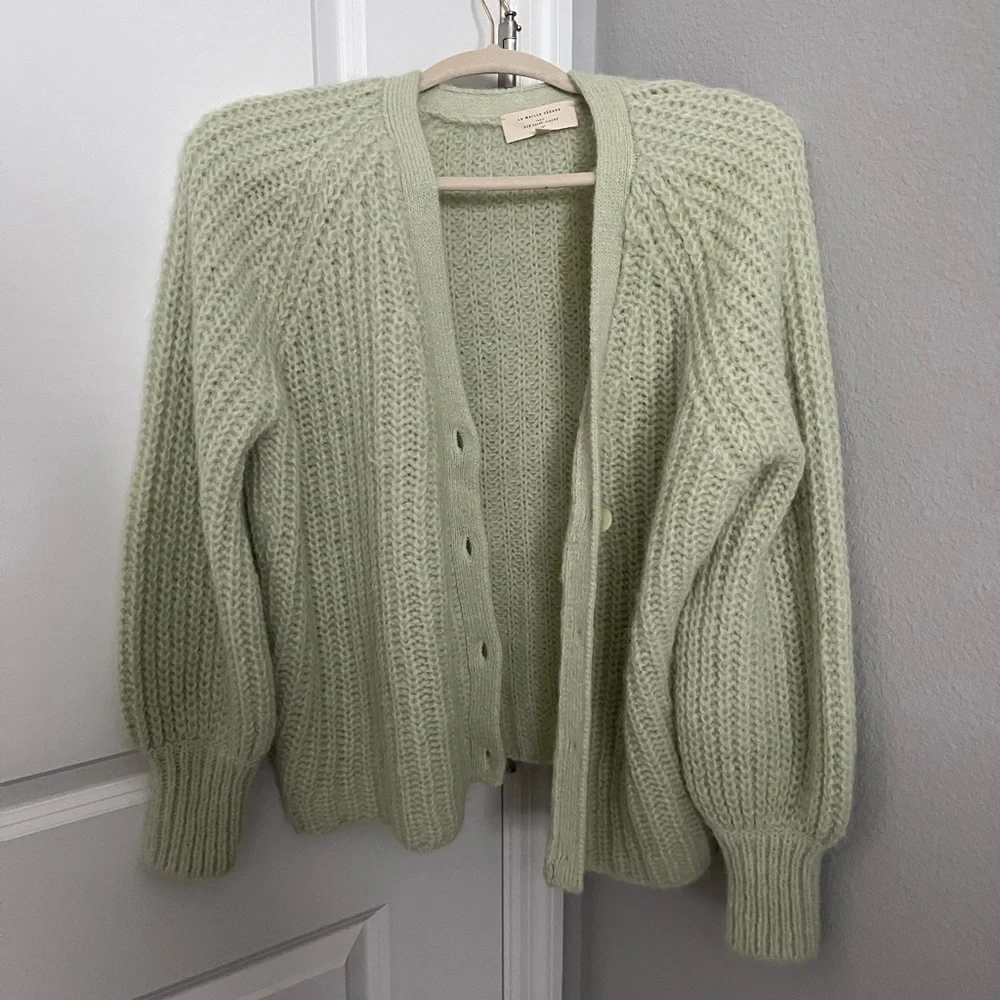 Sezane Mint Basile Cardigan - Picture 5 of 7